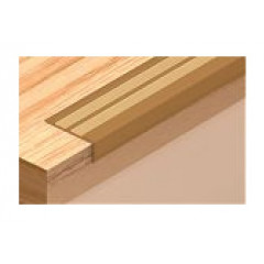 SALAG Профіль антиковз. ПВХ кутовий 0.91м 05