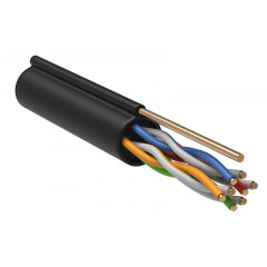 Дріт F/UTP кат.5E 4х2х0.48мм solid PVC для структурованих мереж