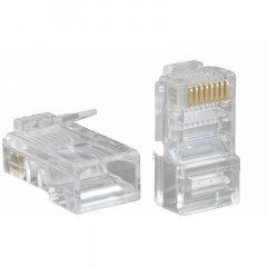 ELECTRALINE Конектор RJ45 для інтернет кабелю POUR UTP 10шт/уп 500301