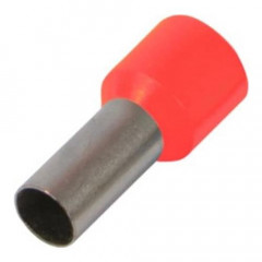 E.NEXT Накінечник ізол.e.terminal.stand.te.2.2.5.red (TE2510 red) 2x2.5 кв.мм черв.