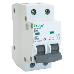 ERSTE Вимикач автоматичний EB5-63 2P 25A