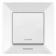 PANASONIC Вимикач Arkedia Slim одноклавішний білий
