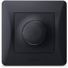 VIDEX BINERA Регулятор світла 600Вт чорний графіт (VF-BNDM600-BG)