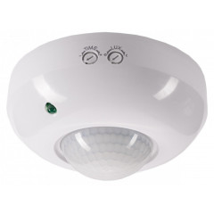 LUXEL Датчик руху 0.5Вт IP20 3-2000 LUX (MS-03W)