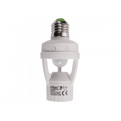 LUXEL Датчик руху IP20 Е27 3-2000 LUX (MS-05W)