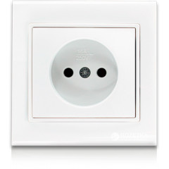 ERSTE Розетка без заземлення біла 9209-46 W