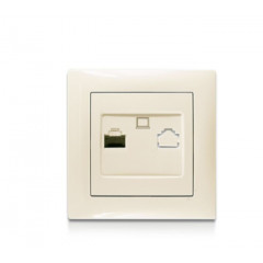 ERSTE Компьютерна розетка кремова 9202-61 C