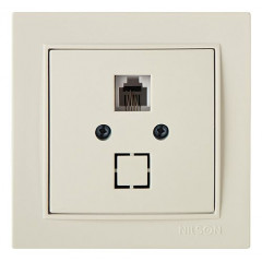 NILSON Розетка телефонна RJ 11 Thor-крем 27121040