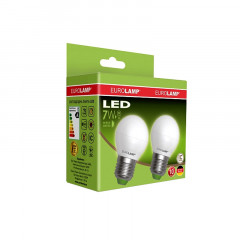 EUROLAMP Промо-набір LED Globe 5W E27 4000K акція 1+1