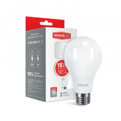 MAXUS Лампа світлодіодна A70 15W 4100K 220V E27