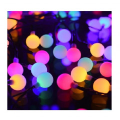 Електрогірлянда 80 LED RGB (7 Кольорів) Кулька 18мм 8.5м з продовжув. IP20