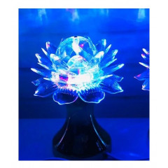 Лампа з обертовим плафоном LED RGB на підставці "ЛІЛІЯ" 220V