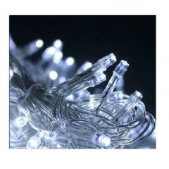 Електрогірлянда 400 LED String білий дріт внутрішньо-зовнішня 30м IP44