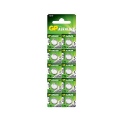 GP Батарейка дискова Alkaline button cell 1.5V A76-U10 год. лужна AG13 LR44