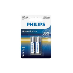 PHILIPS Батарейка AA ULTRA Alkaline блістер 2шт