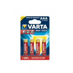 VARTA Батарейка MAX T. AAA BLI 4 ALKALINE
