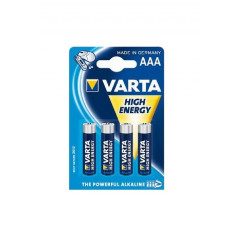VARTA Батарейка HIGH Energy AAA BLI 4 ALKALINE