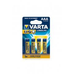 VARTA Батарейка LONGLIFE AA BLI 4 ALKALINE