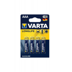 VARTA Батарейка LONGLIFE AAA BLI 4 ALKALINE