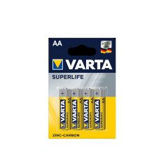 VARTA Батарейка SUPERLIFE AA BLI 4 ZINC-CARBON