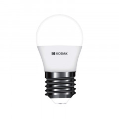 KODAK Лампа G45 E27 6W 220V теплий білий 3000K матова