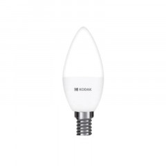 KODAK Лампа C37 E14 6W 220V теплий білий 3000K матова