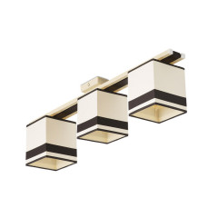 N&B LIGHT Люстра "Мрія new" 3л. Абажур 070601 П темн стрічка 18733