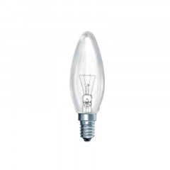 OSRAM Лампа прозора свічка B 40W E14