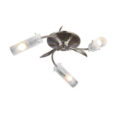 LUMINARTE Люстра стельова Tube 100/3 AB Bronze 3x60W E14 220V
