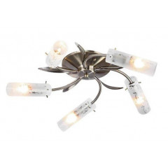 LUMINARTE Люстра стельова Tube 100/5 CH Chrome 5x60W 220V