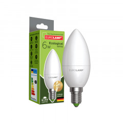 EUROLAMP Лампа LED (ЕКО серія) CL 6W E14 4000K