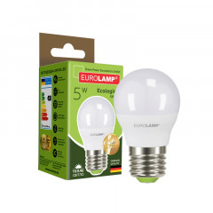 EUROLAMP Лампа LED ЕКО серія G45 5W E27 3000K