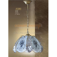 N&B LIGHT Люстра "Кухонний кошик" 1л. Виноград біл. 15355 Будмен