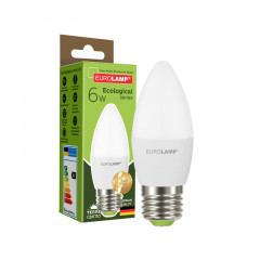 EUROLAMP Лампа LED ЕКО серія CL 6W E27 3000K