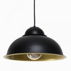 ATMOLIGHT Світильник підвісний стельовий Bell P360 Е27 Black/Gold