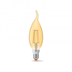 VIDEX Лампа LED Filament C37FtA 4W E14 2200K 220V