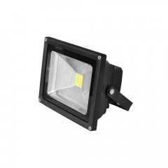 EUROELECTRIC LED COB Прожектор чорний 10W 6500K (30)