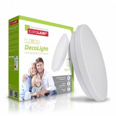EUROLAMP Світильник накладний матовий круглий LED-NLR NEW 14W 4000K