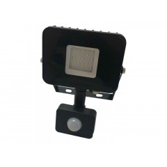 LUXEL Прожектор з датчиком руху LED ECO 10w 6500K (LPES-10C)