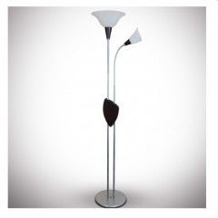 N&B LIGHT Торшер 2л. 608 d30 E-27 скло біл Калла мала Е14 2922