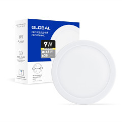 GLOBAL Світильник світлодіодний SP adjustable 9W 3000K (circle)