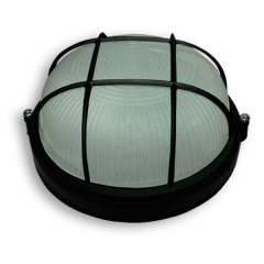 ECOSTRUM Світильник НПП SL-1252 чорний решітка 100W Е27