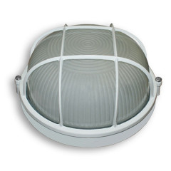 ECOSTRUM Світильник 100w круг білий з гратами SL-1251
