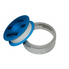 GROSS Стрічка ФУМ (вода) 12м x 12мм x 0.1мм x 0.7г/см3 (white tape)-PS