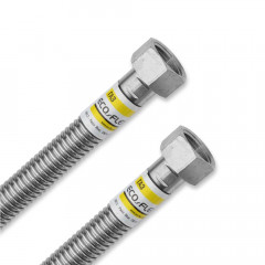 ECF Шланг д/газу СУПЕР НЖ 1/2" ВВ 120см