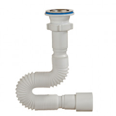ORIO Гофросифон випуск н/ж 1 1/2 L=470-1250мм Ду40/50 А-3013