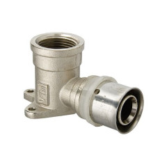 СМ Кут з кріпленням для м/п 16x1/2" ВР