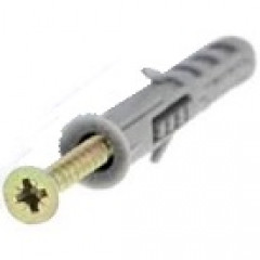 КОРОНА Дюбель с шурупом 10х60 (6 шт.)