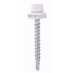 КОРОНА Саморіз покрівельн. 4.8*35 RAL 9003 250шт