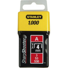 STANLEY Скоби для степлера тип "А" 4мм 1000шт